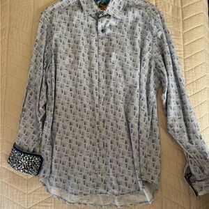 Mens Robert Graham Patterned Shirt